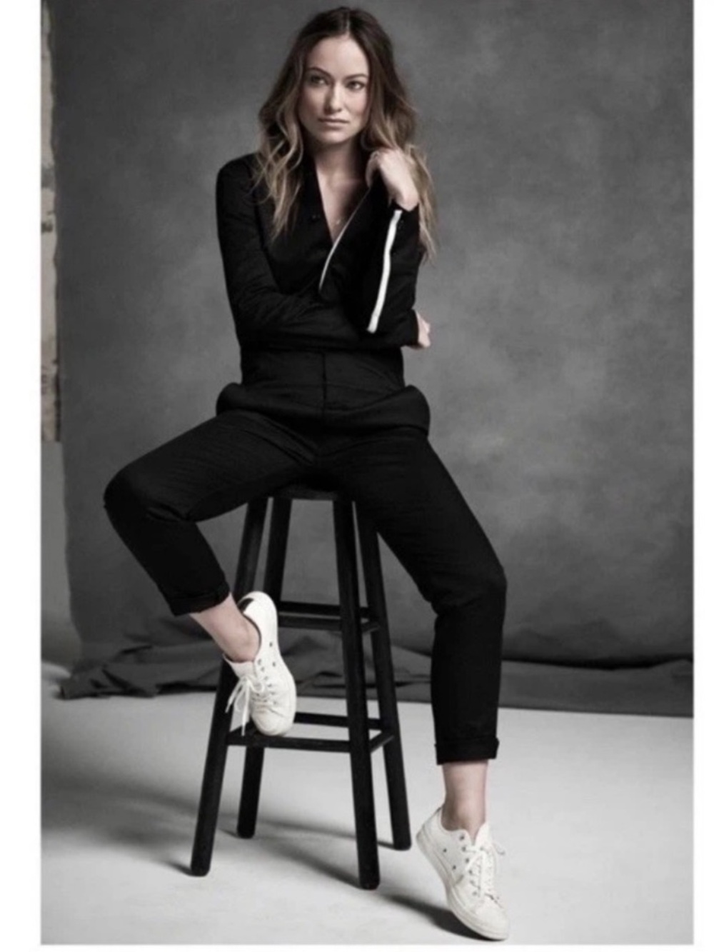 NWT La Ligne Grand Prix Black Cotton Twill Jumpsuit Boiler Suit M